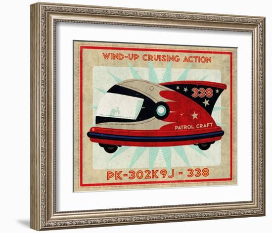 Patrol Craft 338, Box Art Tin Toy-John Golden-Framed Art Print