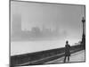 Patrolling Lambeth Bridge-Terence Spencer-Mounted Photographic Print