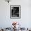 Patron at Stage-Side Table Looks Appraisingly at Tall Show Girl Standing at Edge of Stage-Gjon Mili-Framed Photographic Print displayed on a wall