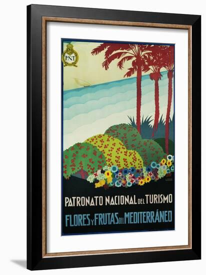 Patronato Nacional Del Turismo Spanish Travel Poster-A. Vercher-Framed Giclee Print