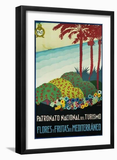 Patronato Nacional Del Turismo Spanish Travel Poster-A. Vercher-Framed Giclee Print