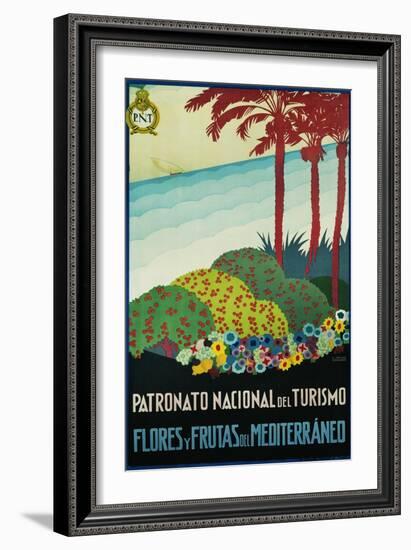 Patronato Nacional Del Turismo Spanish Travel Poster-A. Vercher-Framed Giclee Print