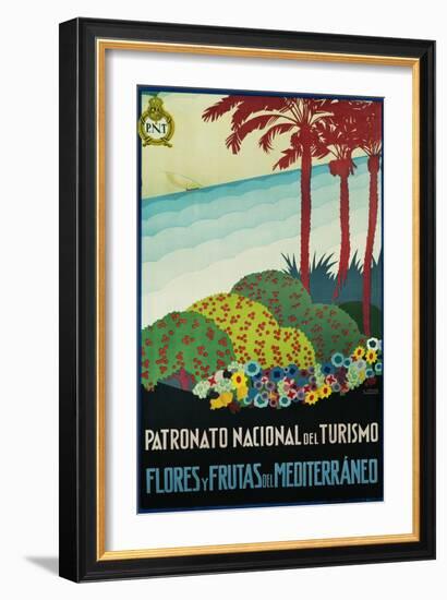 Patronato Nacional Del Turismo Spanish Travel Poster-A. Vercher-Framed Giclee Print