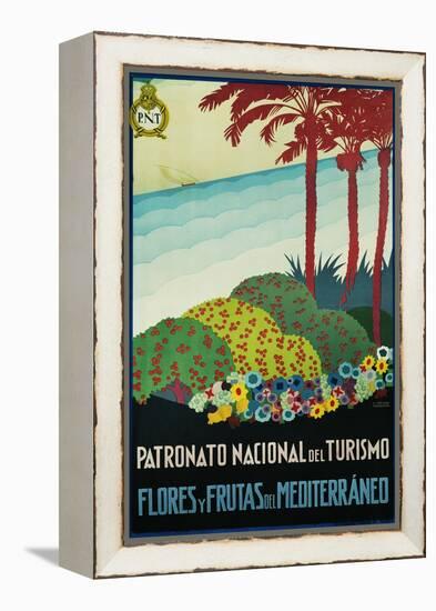 Patronato Nacional Del Turismo Spanish Travel Poster-A. Vercher-Framed Premier Image Canvas