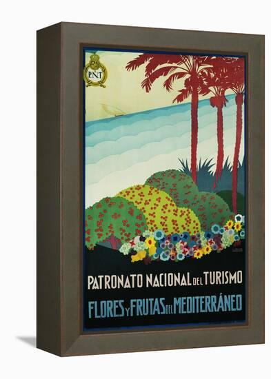 Patronato Nacional Del Turismo Spanish Travel Poster-A. Vercher-Framed Premier Image Canvas