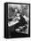 Patrons at Counter in Roadside Diner-John Loengard-Framed Premier Image Canvas