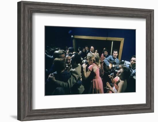 Patrons Dancing in the Blue Derby Jazz Club in Melbourne, Australia, 1956-John Dominis-Framed Photographic Print
