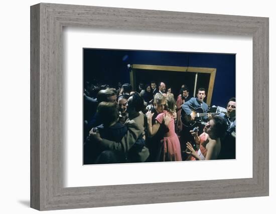 Patrons Dancing in the Blue Derby Jazz Club in Melbourne, Australia, 1956-John Dominis-Framed Photographic Print