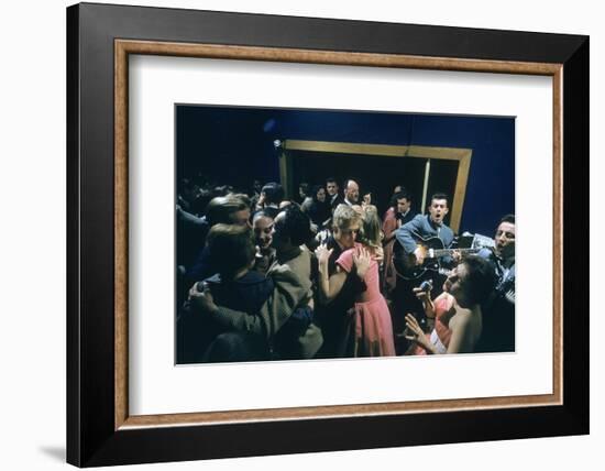 Patrons Dancing in the Blue Derby Jazz Club in Melbourne, Australia, 1956-John Dominis-Framed Photographic Print