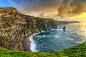 Cliffs of Moher at Sunset, Co. Clare, Ireland by Patryk Kosmider