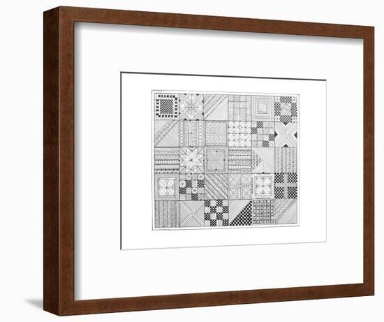 Pattern 1-Neeti Goswami-Framed Art Print