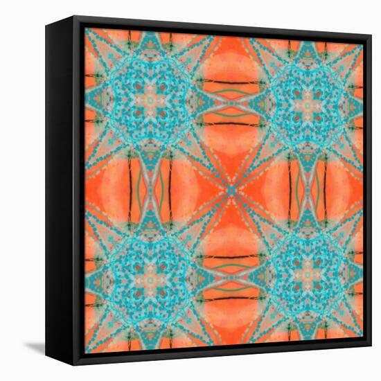 Pattern and Optics-Ricki Mountain-Framed Stretched Canvas