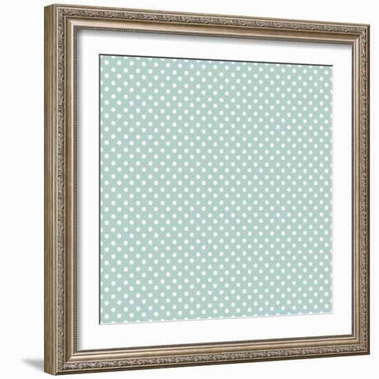 Pattern Baby Blue Dot-Effie Zafiropoulou-Framed Giclee Print