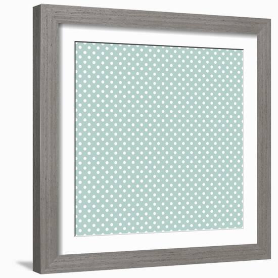 Pattern Baby Blue Dot-Effie Zafiropoulou-Framed Giclee Print