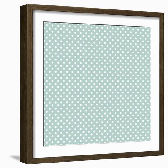 Pattern Baby Blue Dot-Effie Zafiropoulou-Framed Giclee Print