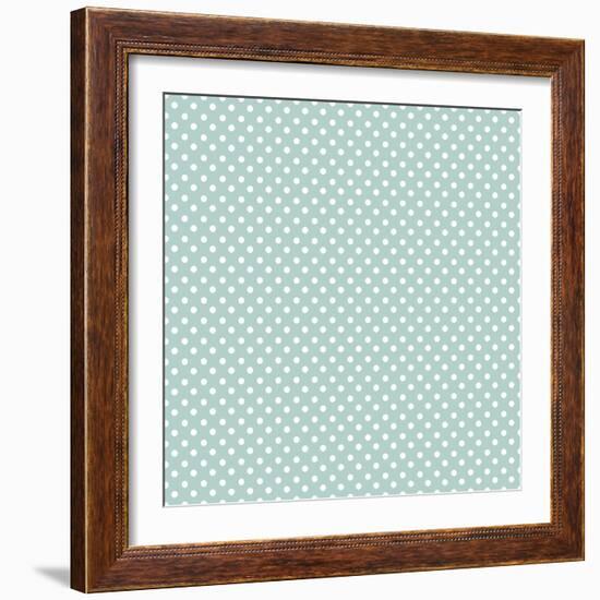 Pattern Baby Blue Dot-Effie Zafiropoulou-Framed Giclee Print