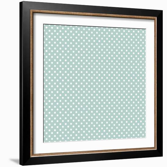Pattern Baby Blue Dot-Effie Zafiropoulou-Framed Giclee Print
