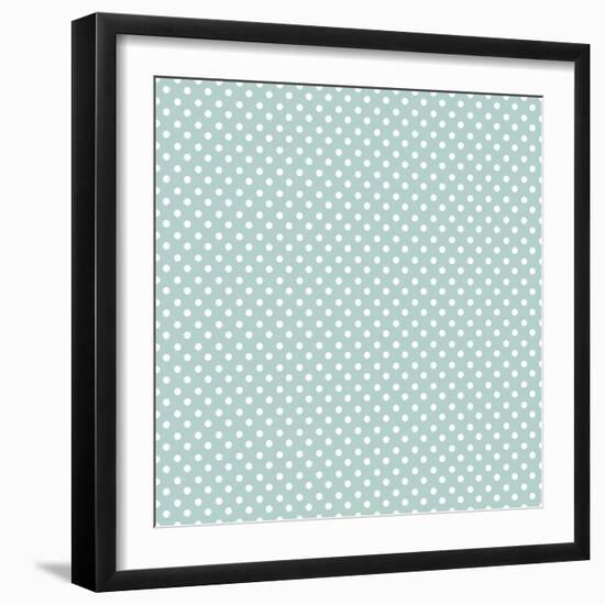 Pattern Baby Blue Dot-Effie Zafiropoulou-Framed Giclee Print