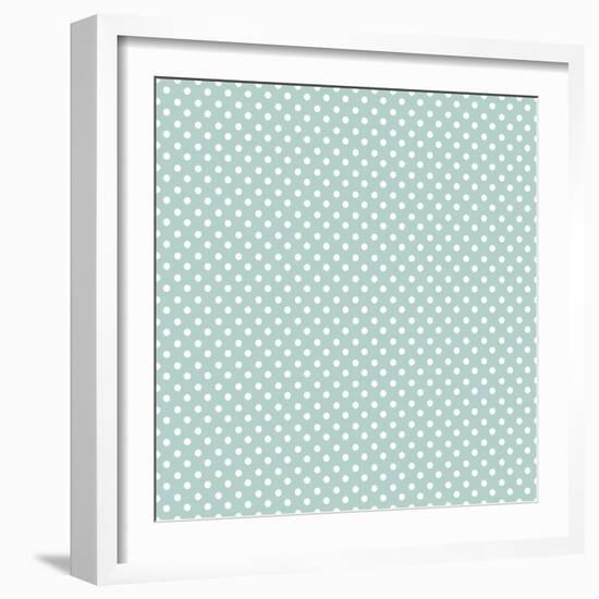 Pattern Baby Blue Dot-Effie Zafiropoulou-Framed Giclee Print