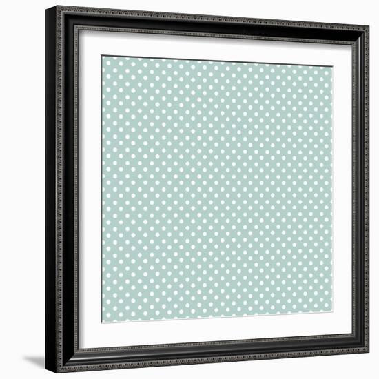 Pattern Baby Blue Dot-Effie Zafiropoulou-Framed Giclee Print