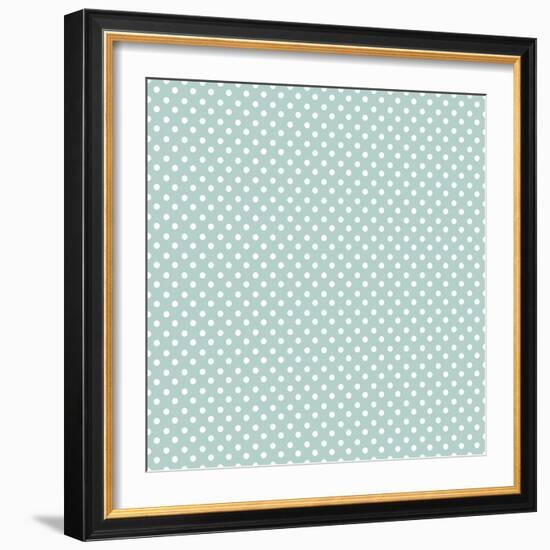 Pattern Baby Blue Dot-Effie Zafiropoulou-Framed Giclee Print