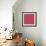 Pattern Blue Rosette on Wine Red-Effie Zafiropoulou-Framed Giclee Print displayed on a wall