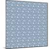 Pattern Blue Snowflakes-Effie Zafiropoulou-Mounted Giclee Print