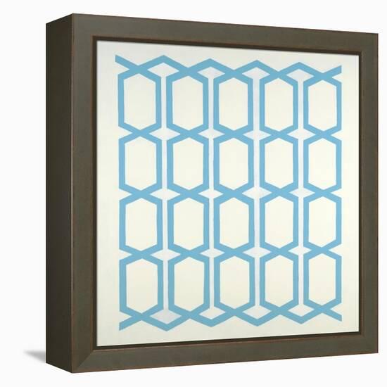 Pattern Blue-Randy Hibberd-Framed Stretched Canvas