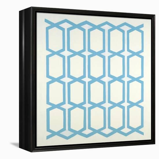 Pattern Blue-Randy Hibberd-Framed Stretched Canvas