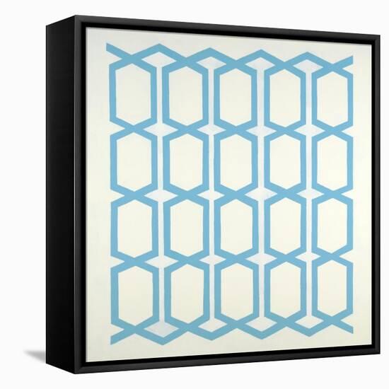 Pattern Blue-Randy Hibberd-Framed Stretched Canvas