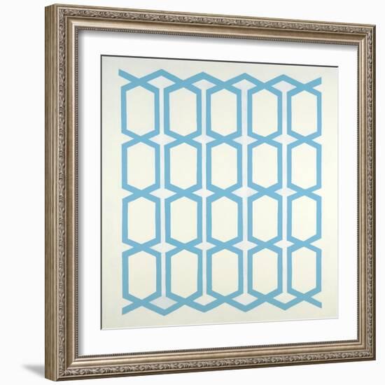 Pattern Blue-Randy Hibberd-Framed Art Print