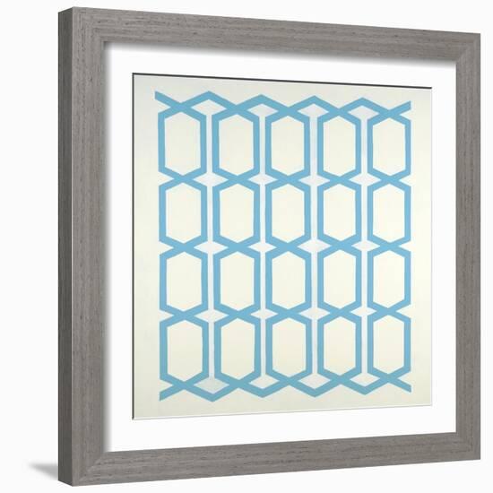 Pattern Blue-Randy Hibberd-Framed Art Print