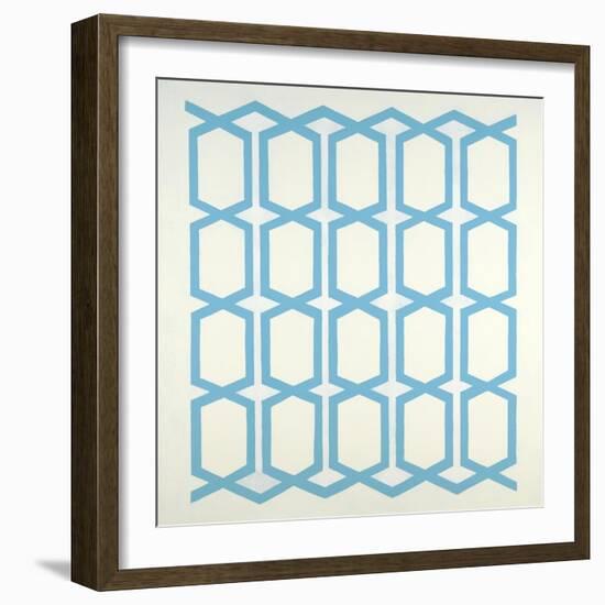 Pattern Blue-Randy Hibberd-Framed Art Print