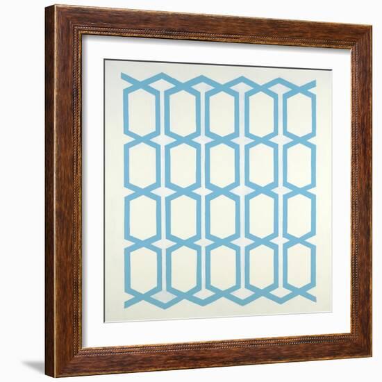 Pattern Blue-Randy Hibberd-Framed Art Print