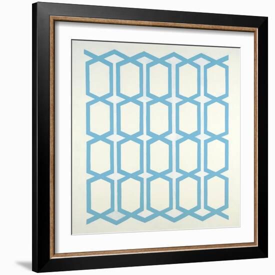 Pattern Blue-Randy Hibberd-Framed Art Print