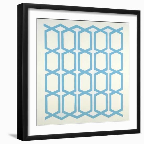 Pattern Blue-Randy Hibberd-Framed Art Print