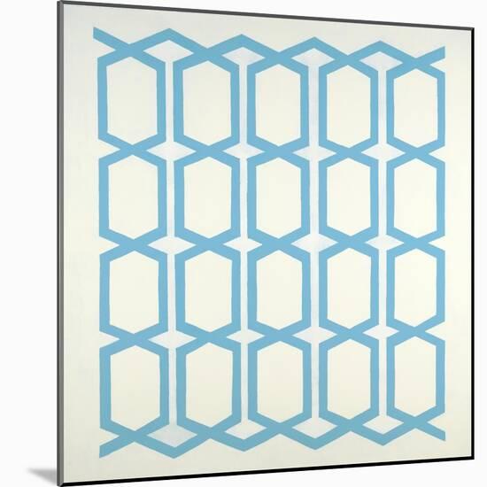 Pattern Blue-Randy Hibberd-Mounted Art Print