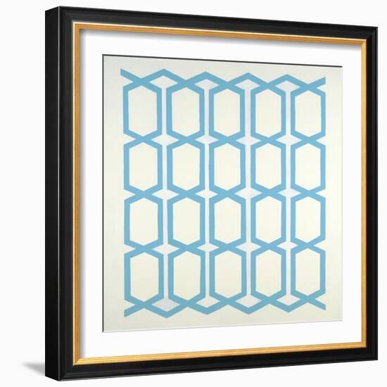 Pattern Blue-Randy Hibberd-Framed Art Print