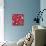 Pattern Branches on Red Background-Effie Zafiropoulou-Mounted Giclee Print displayed on a wall