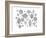 Pattern Christmas Ornaments-Neeti Goswami-Framed Art Print