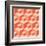 Pattern Cubes Robot-robodread-Framed Art Print