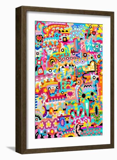 Pattern Dogs 2-Miguel Balbás-Framed Giclee Print