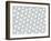 Pattern E?toiles Silver-Anne Cote-Framed Giclee Print