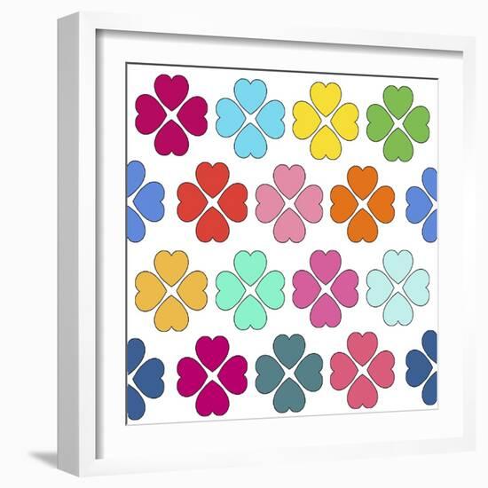 Pattern Flowers 2-Miguel Balbás-Framed Giclee Print