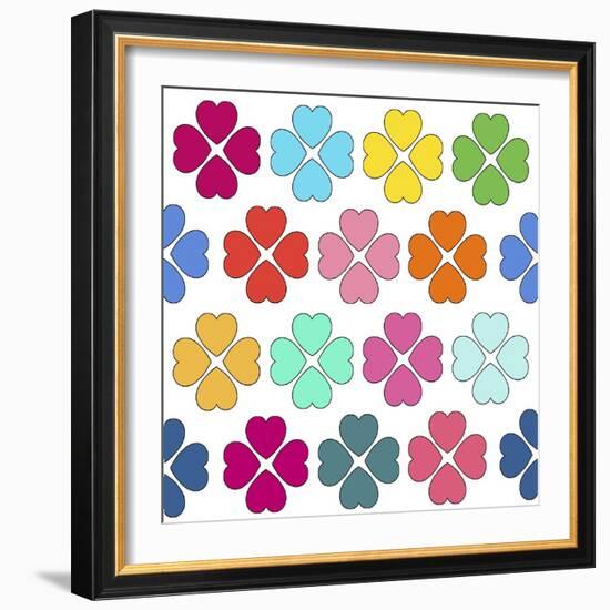 Pattern Flowers 2-Miguel Balbás-Framed Giclee Print