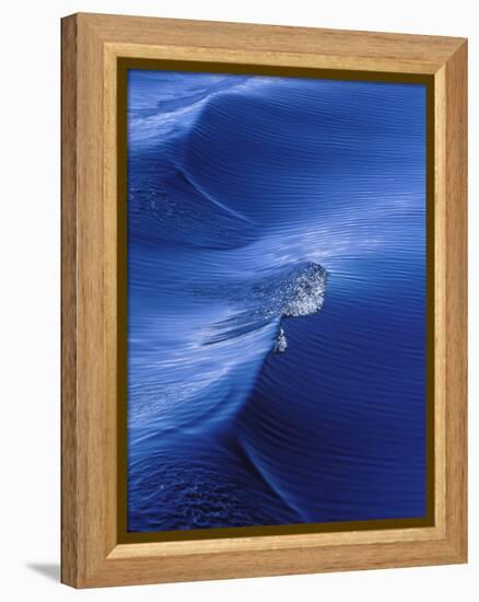 Pattern from Wake Behind Boat, Inside Passage, Alaska, USA-Nancy Rotenberg-Framed Premier Image Canvas