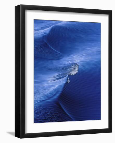 Pattern from Wake Behind Boat, Inside Passage, Alaska, USA-Nancy Rotenberg-Framed Photographic Print