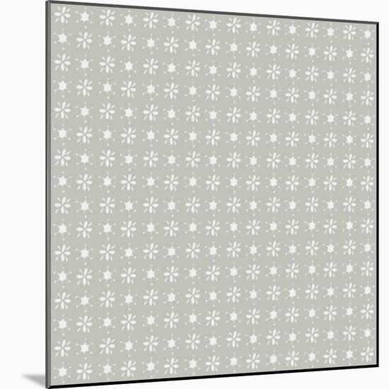 Pattern Grey Stars-Effie Zafiropoulou-Mounted Giclee Print