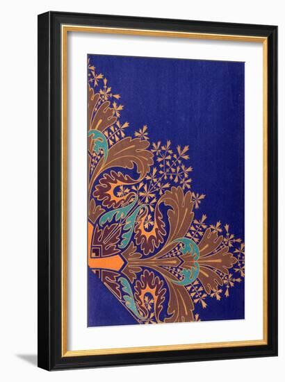 Pattern, Illustration from 'Studies in Design' by Christopher Dresser, Published 1876 (Colour Litho-Christopher Dresser-Framed Giclee Print