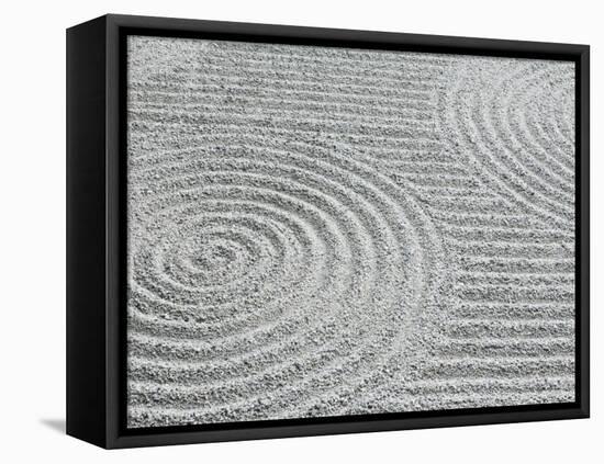 Pattern in Sand, Tofukuji Temple, Kyoto, Japan-Rob Tilley-Framed Premier Image Canvas